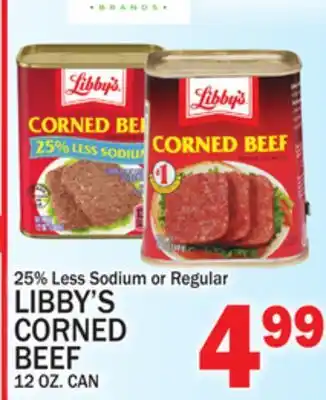 C Town LIBBY'S CORNED BEEF offer