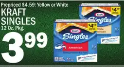 C Town KRAFT SINGLES offer