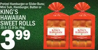 C Town KING'S HAWAIIAN SWEET ROLLS offer