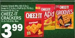 C Town CHEEZ-IT CRACKERS offer