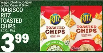 C Town NABISCO RITZ TOASTED CHIPS offer