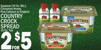 C Town COUNTRY CROCK SPREAD 15 Oz. Tub offer