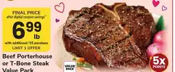 ACME Beef Porterhouse or T-Bone Steak offer