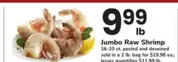 ACME Jumbo Raw Shrimp offer