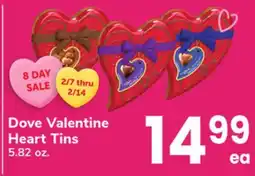 ACME Dove Valentine Heart Tins offer