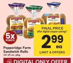 ACME Pepperidge Farm Sandwich Rolls offer