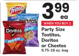 ACME Party Size Tostitos, Doritos or Cheetos offer