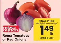 ACME Roma Tomatoes or Red Onions offer