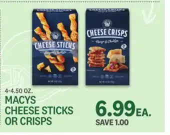 Kings Food Markets MACYS CHEESE STICKS OR CRISPS offer