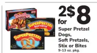 ACME Super Pretzel Dogs, Soft Pretzels, Stix or Bites offer