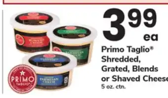 ACME Primo Taglio Shredded, Grated, Blends or Shaved Cheese offer