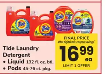 ACME Tide Laundry Detergent offer