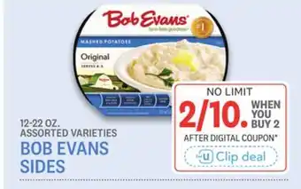 Kings Food Markets BOB EVANS SIDES offer