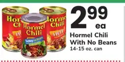 ACME Hormel Chili With No Beans offer