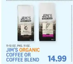 Kings Food Markets JIM'S ORGANIC COFFEE OR COFFEE BLEND offer