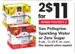 ACME San Pellegrino Sparkling Water or Zero Sugar offer