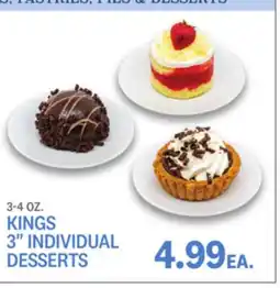 Kings Food Markets KINGS 3 INDIVIDUAL DESSERTS offer