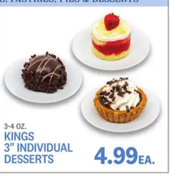 Kings Food Markets KINGS 3 INDIVIDUAL DESSERTS offer