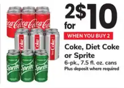 ACME Coke, Diet Coke or Sprite offer