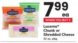 ACME Lucerne Chunk or Shredded Cheese offer