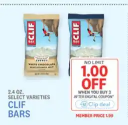 Kings Food Markets CLIF BARS offer