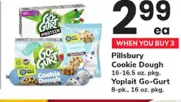 ACME Pillsbury Cookie Dough 16-16.5 oz. pkg. Yoplait Go-Gurt 8-pk., 16 oz. pkg offer