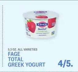 Kings Food Markets FAGE TOTAL GREEK YOGURT offer