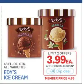 Kings Food Markets EDY'S ICE CREAM offer