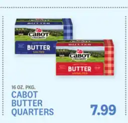 Kings Food Markets CABOT BUTTER QUARTERS offer