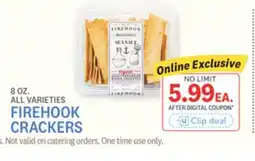 Kings Food Markets FIREHOOK CRACKERS offer