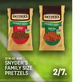 Kings Food Markets SNYDER'S FAMILY SIZE PRETZELS offer