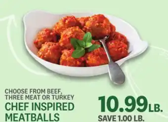 Kings Food Markets CHEF INSPIRED MEATBALLS offer