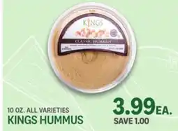 Kings Food Markets KINGS HUMMUS offer