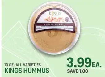 Kings Food Markets KINGS HUMMUS offer