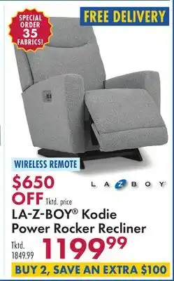 Boscov's LAZBOY Kodie Power Rocker Recliner offer