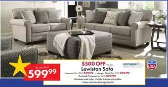 Boscov's Lewiston Sofa offer