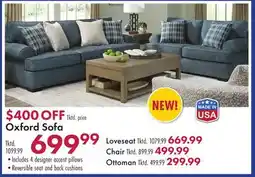 Boscov's Oxford Sofa offer