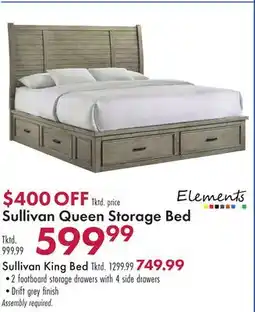 Boscov's Sullivan Queen Storage Bed offer