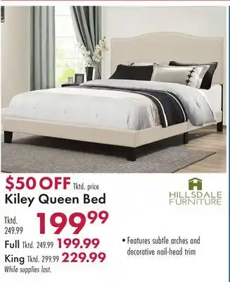 Boscov's Kiley Queen Bed offer