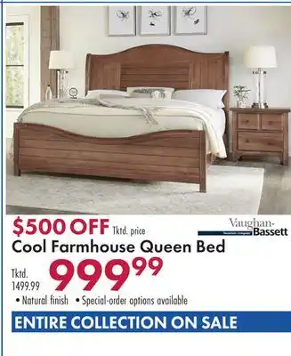 Boscov's Cool Farmhouse Queen Bed offer