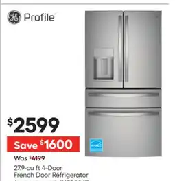 Lowe's 27.9-cu ft 4-Door French Door Refrigerator offer