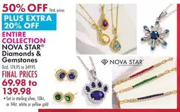 Boscov's NOVA STAR Diamonds & Gemstones offer