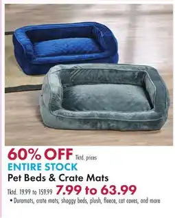 Boscov's Pet Beds Crate Mats offer