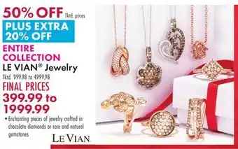 Boscov's LE VIAN Jewelry offer