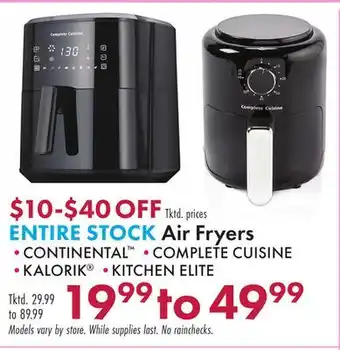 Boscov's Air Fryers offer