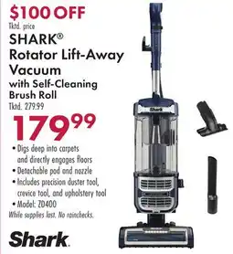 Boscov's SHARK Rotator Lift-Away Vacuum with Self-Cleaning Brush Roll offer