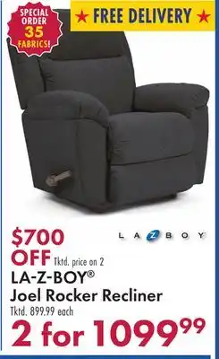 Boscov's LAZBOY Joel Rocker Recliner offer