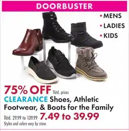 Boscov's Shoes, Athletic Footwear, Boots for the Family offer