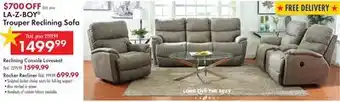 Boscov's LA-Z-BOY Trouper Reclining Sofa offer