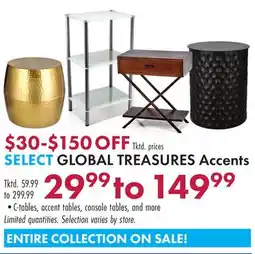 Boscov's GLOBAL TREASURES Accents offer